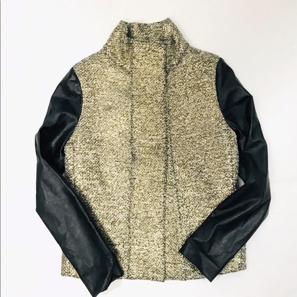 Generation Love jacket cardigan metallic pleather. - Picture 1 of 7